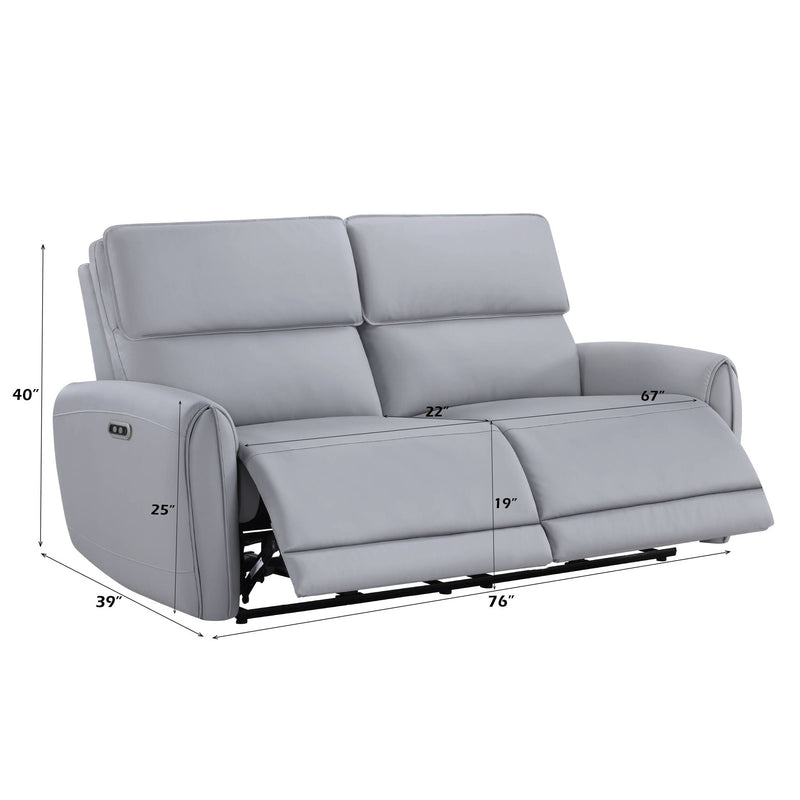 Jeromie - Power Motion Sofa With USB Port - Gray, photo 3 of 9