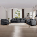 Elegant Oversized Sectional Sofa Set With Deep Seats And Flexible Layout by HouseOfZazla
