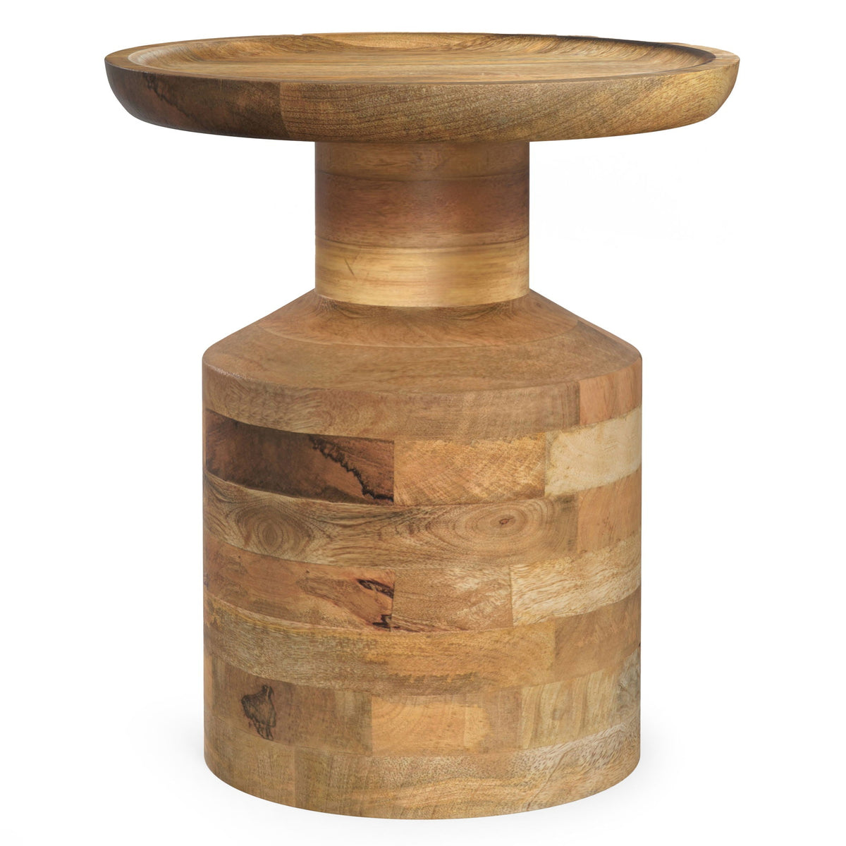 Haynes - Handcrafted Wooden Accent Table, photo 3 of 32