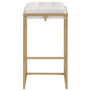 Soccoro - Square Tufted Cushion Stools (Set of 2) - Beige by HouseOfZazla
