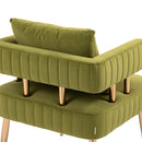 Accent Chair, leisure single chair with Golden feet