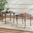 Laughlin - Traditional Style Cast End Table Set - Antique Espresso