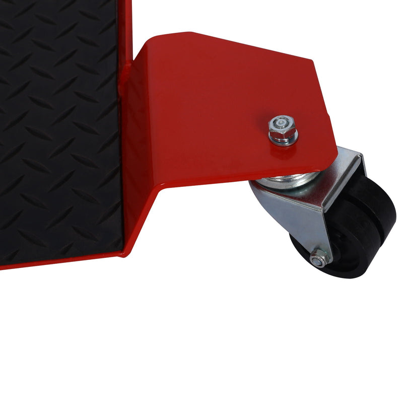 Metal Motorcycle Center Stand Move Dolly For Easy Bike Moving - Red, photo 5 of 10