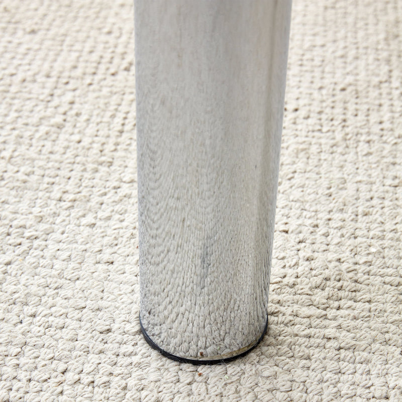 A modern minimalist style glass dining table. Transparent tempered glass tabletop with a thickness of 0.3 feet and silver metal legs. Suitable for restaurants and living rooms. 63 "x 35.4" x 30"