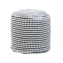 River - Handcrafted Cylindrical Pouf Water Resistant Fabric by Unique Piece Furniture
