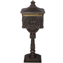 Cast Aluminum Mail Box, Postal Box, Mailbox by Unique Piece Furniture