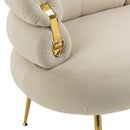 Accent Chair, leisure chair with Golden feet