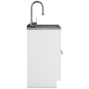 Metro - Laundry Cabinet & Faucet And Stainless Steel Sink by HouseOfZazla