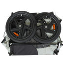 Outdoor Heavy Duty Collapsible Pet Bike Trailer with 16-Inch All-Terrain Wheels