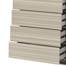 Leonor - 5 Drawer Chest - Gray by HouseOfZazla