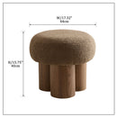 Versatile Mushroom Stool With Cushion by Unique Piece Furniture