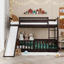 Bunk Bed With Convertible Ladder And Slide by HouseOfZazla