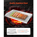 36x22 in Flat Top Griddle Stainless Steel Universal BBQ Grill Pan Cookware by HouseOfZazla