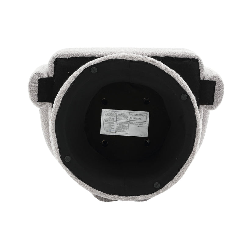 360 Degree Swivel Cuddle Barrel Accent Chairs, Round Armchairs with Wide Upholstered, Fluffy Fabric Chair for Living Room, Bedroom, Office, Waiting Rooms