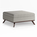 Owen - Multifunctional Square Coffee Table Storage Ottoman by Unique Piece Furniture