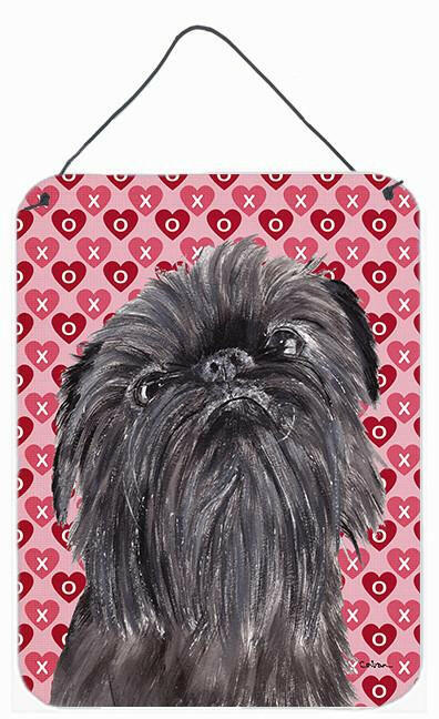 Brussels Griffon Valentine's Love Aluminium Metal Wall or Door Hanging Prints