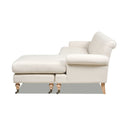 Alana - L-Shape Reversible Sectional Sofa - Light Beige by HouseOfZazla