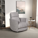 Lawson - Swivel Glider Suede Recliner Chair - Latte by HouseOfZazla