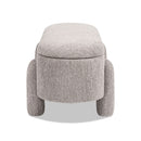 Hugo - Oval Fully Upholstered Storage Bench by HouseOfZazla