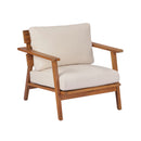 29.5' Mid-Century Modern Acacia Wood Outdoor Club Chair by HouseOfZazla