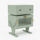 Robot LED Nightstand With 360° Rotating Drawer by HouseOfZazla