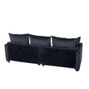 Velvet Modern 2-Seater Sofa