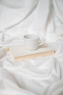 5-Piece White Bamboo Split Queen Hypoallergenic Sheet Set