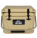 20 Quart Khaki Cooler, Ultra-Tough Hard Shell Ice Chest by HouseOfZazla