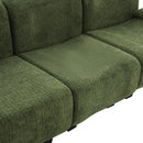 3 Seater Sofa Couch With Curved Armrests by HouseOfZazla
