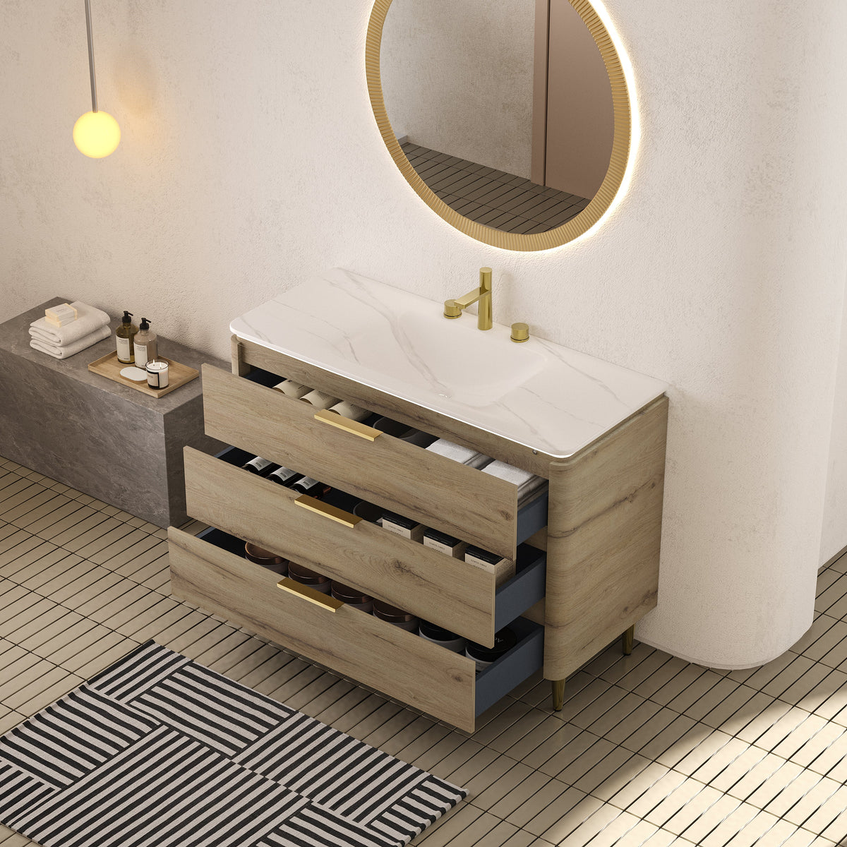 Amara 48'' Bathroom Vanity with Sink, photo 2 of 5
