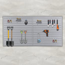 Heavy Duty PVC Slatwall Garage Organizer, 8ft x 4ft