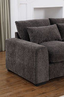 Nyeisha - Piece Upholstered Sofa & Chaise - Coffee by HouseOfZazla