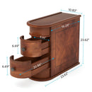 Narrow 2 Drawer End Table by HouseOfZazla