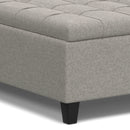 Harrison - Upholstered Coffee Table Storage Ottoman by Unique Piece Furniture