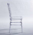 Dining Chair With Plastic Seat, Welding Chair (Set of 4) - Transparent by HouseOfZazla