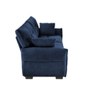 Modern Sofa & Pillows, Textured Cover, High Rebound Cushions