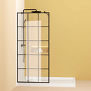 Framed Glass Shower Screen - Matte Black by HouseOfZazla