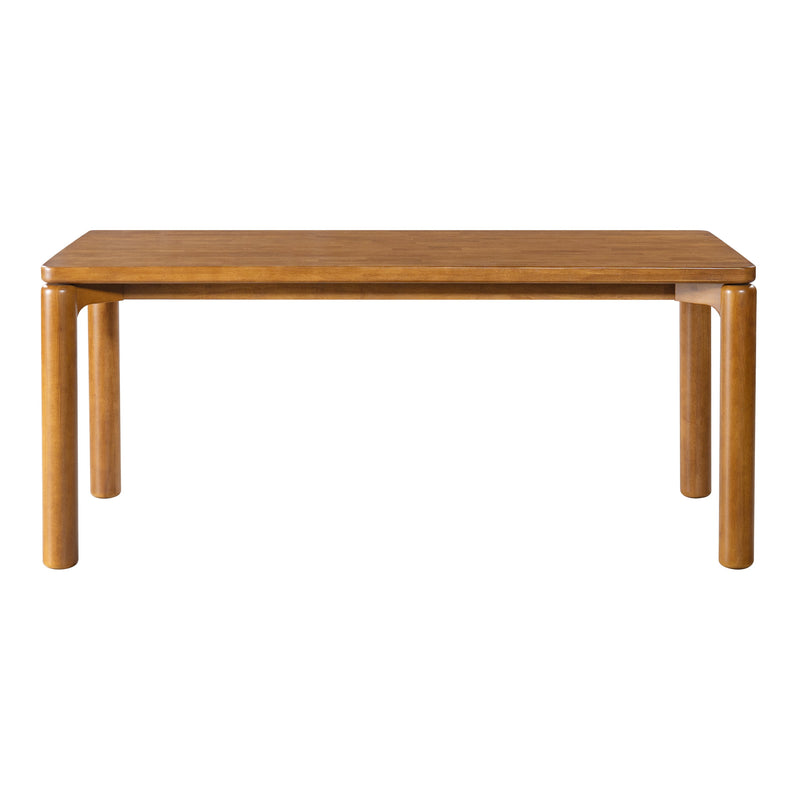 7-Piece Rectangular Dining Table Set, 70 Inch Rubber Wood, photo 9 of 10