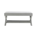 Comfort Double Bench Upholstered With X Crossed Legs