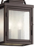 Carlson 15"H 2-Light Bronze Finish Outdoor Wall Lantern by Kichler by LampsUSA
