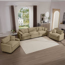 Elegant Oversized Sectional Sofa Set With Deep Seats And Flexible Layout by HouseOfZazla