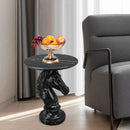 Horse Head Accent Table Animal Statue End Table by HouseOfZazla