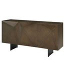 Malika - Ceramic Top Server - Copper Cross Brushed by Unique Piece Furniture