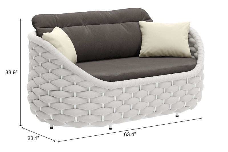 Coral Reef Loveseat, photo 2 of 2