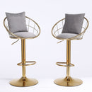 Unique Design Bar Chair, 360 Degree Rotation, Adjustable Height, Suitable For Dining Room And Bar by HouseOfZazla