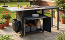 Foldable Outdoor Prep Station BBQ Cart Patio Dining Cart by HouseOfZazla
