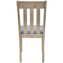 5-Piece Wood Dining Table Set Round Extendable Dining Table with 4 Dining Chairs, Dining Room Table Set for 4 person for Dining Room (Natural Wood Wash)