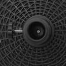 50 lbs. Umbrella Base, 20.5", Round Heavy Duty Umbrella Stand with Wheels for 1.5" or 2" Umbrella Poles, Patio Market Stand for Outdoor, Lawn, Deck, Poolside, Black