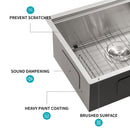 Laundry Workstation Undermount Utility Sink, Deep Single Bowl