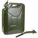 20L Gas Can 5 Gallon Spill Proof Gasoline Fuel Jerry Can Heavy Duty Steel